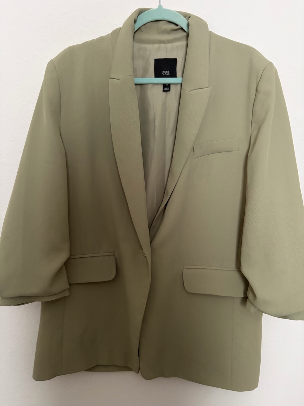 River Island Sage Green Women's Blazer Jacket